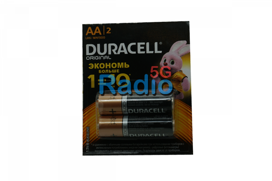 Батарейки DURACELL Original AA/LR6 2 шт.