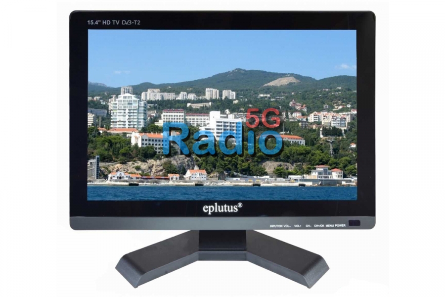 Телевизор с цифровым тюнером DVB-T2 15.4“ Eplutus EP-158T