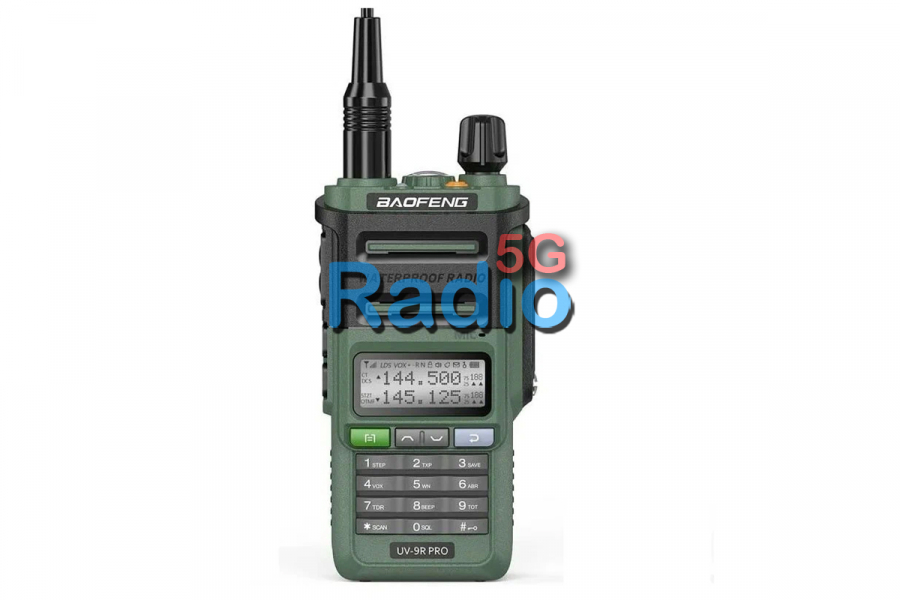Рация Baofeng UV-9R Pro v2 VHF/UHF 5Ватт