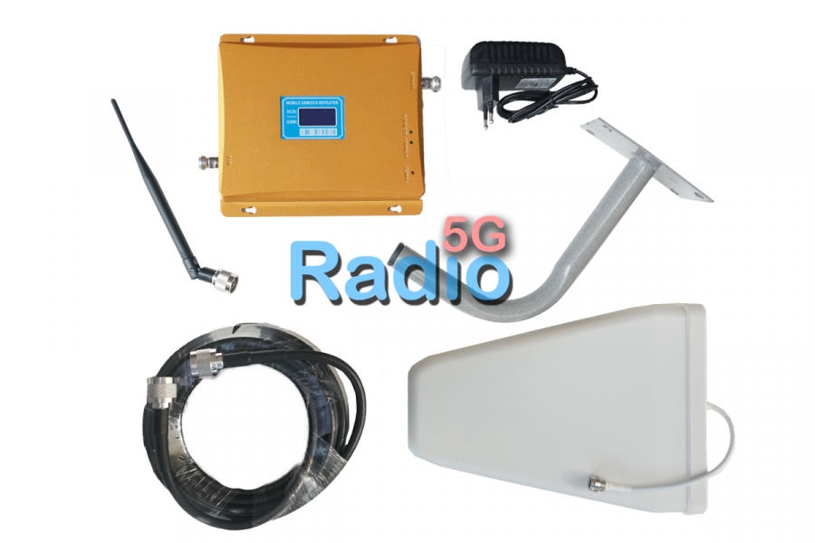 Комплект для усиления сотовой связи GSM/DCS (900/1800 МГц/200 кв.м.)