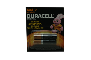 Батарейки DURACELL Original AAA/LR03 2 шт.