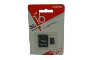 MicroSD карта памяти SMARTBUY (16GB)